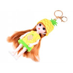 Malá žltá bábika – prívesok na kľúče  (Ananás)